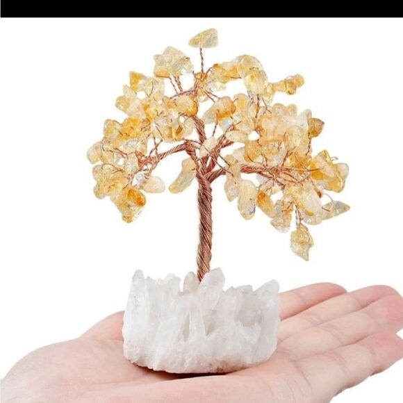 Citrine&Quartz wealth&luck money tree - Picture 1 of 2